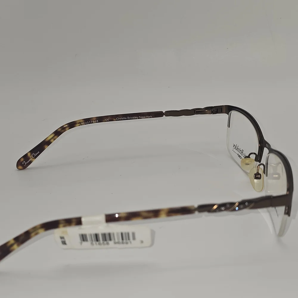 Christie Brinkley C 312 BRN‎ Brown Eyeglass Frames 52 16 135